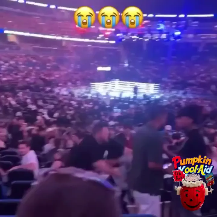 Spectators over the seats