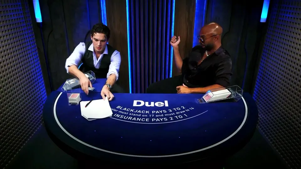 At the table